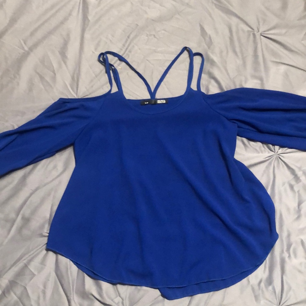 Cold shoulder blouse